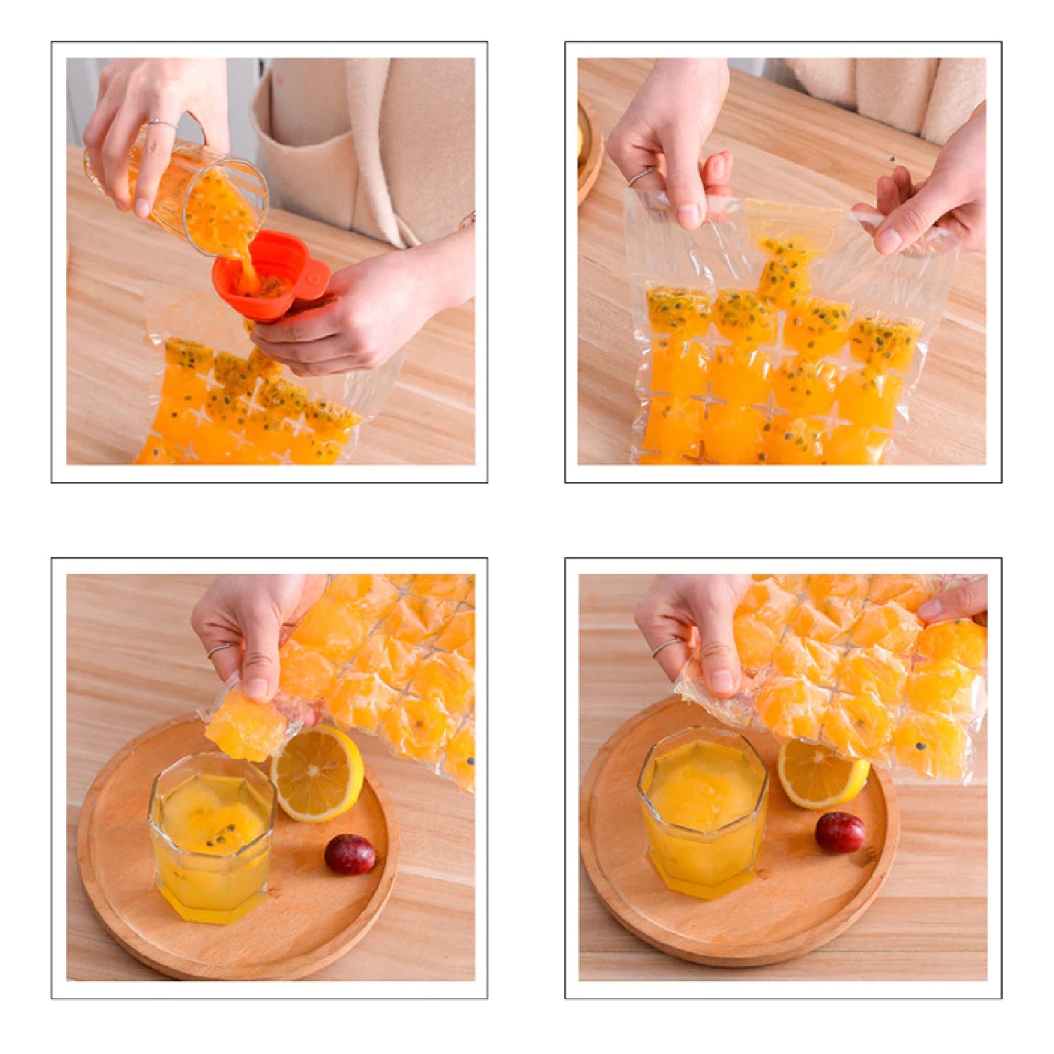 2905 Disposable Ice Cube Bags Stackable Easy Release Ice Cube Mold Trays Self-seal Freezing Makercold Ice Pack Cooler Bag For Cocktail Food Wine 2905 Disposable Ice Cube Bags Stackable Easy Release Ice Cube Mold Trays Self-seal Freezing Makercold Ice Pack Cooler Bag For Cocktail Food Wine